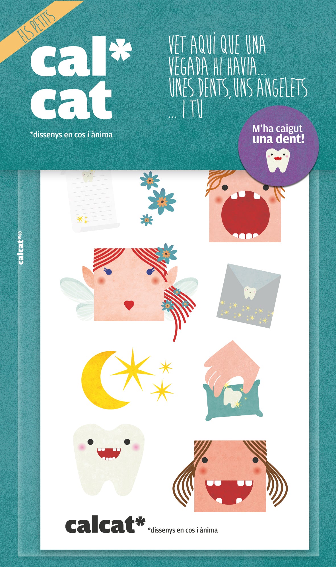 ELS PETITS CALCAT* Calcomanies col·lecció Els Angelets de les dents